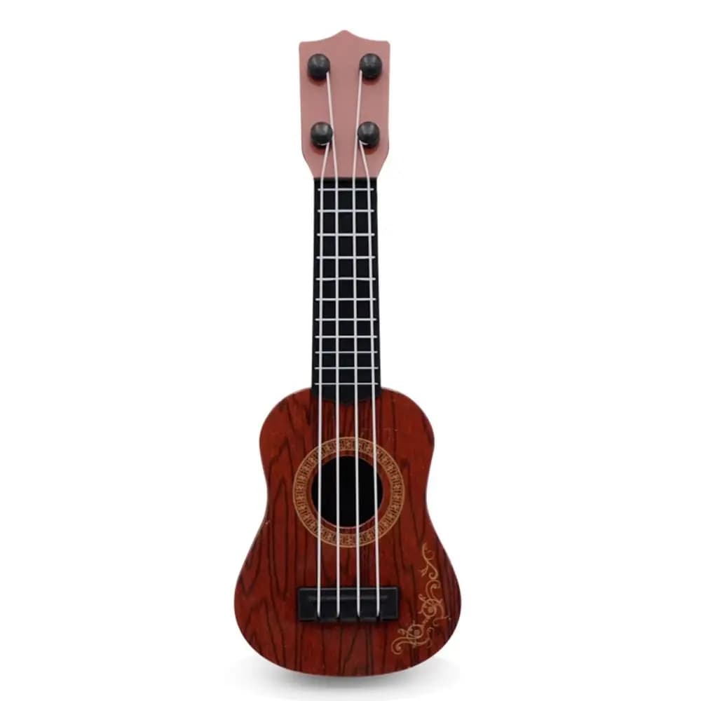 Giocattoli regalo per bambini Strumento musicale a 4 corde Piccola chitarra Strumento musicale educativo Ukulele classico
