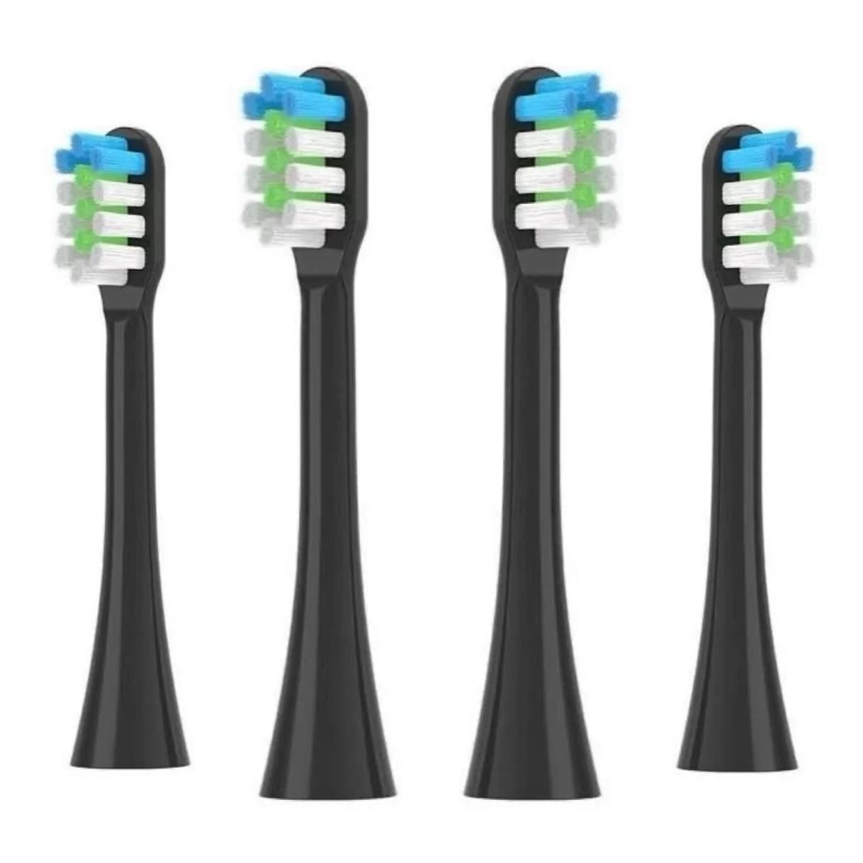 Replacement heads for sonic electric toothbrush nandme nx9000 DuPont soft bristles, 4/8/16 pieces