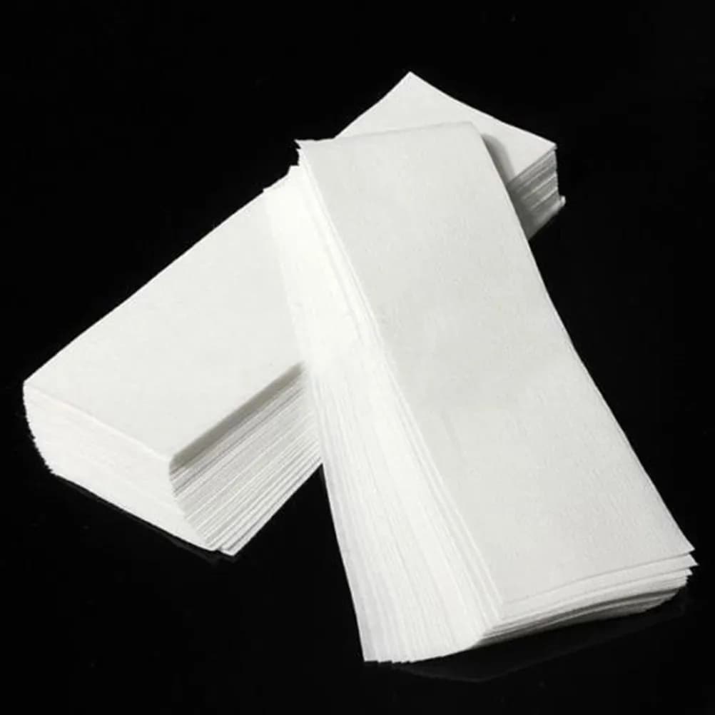 100Pcs Flexible Paper Wax Strips Professional Hair Removal Facial Body Depilatory Wax Strip Salon Use Depilatory Strips