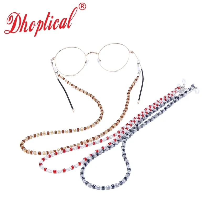 Catena per occhiali, maschere per il viso catena con cordino occhiali da sole alla moda catene con cordino cinturino per occhiali occhiali eleganti b031 di dwetical