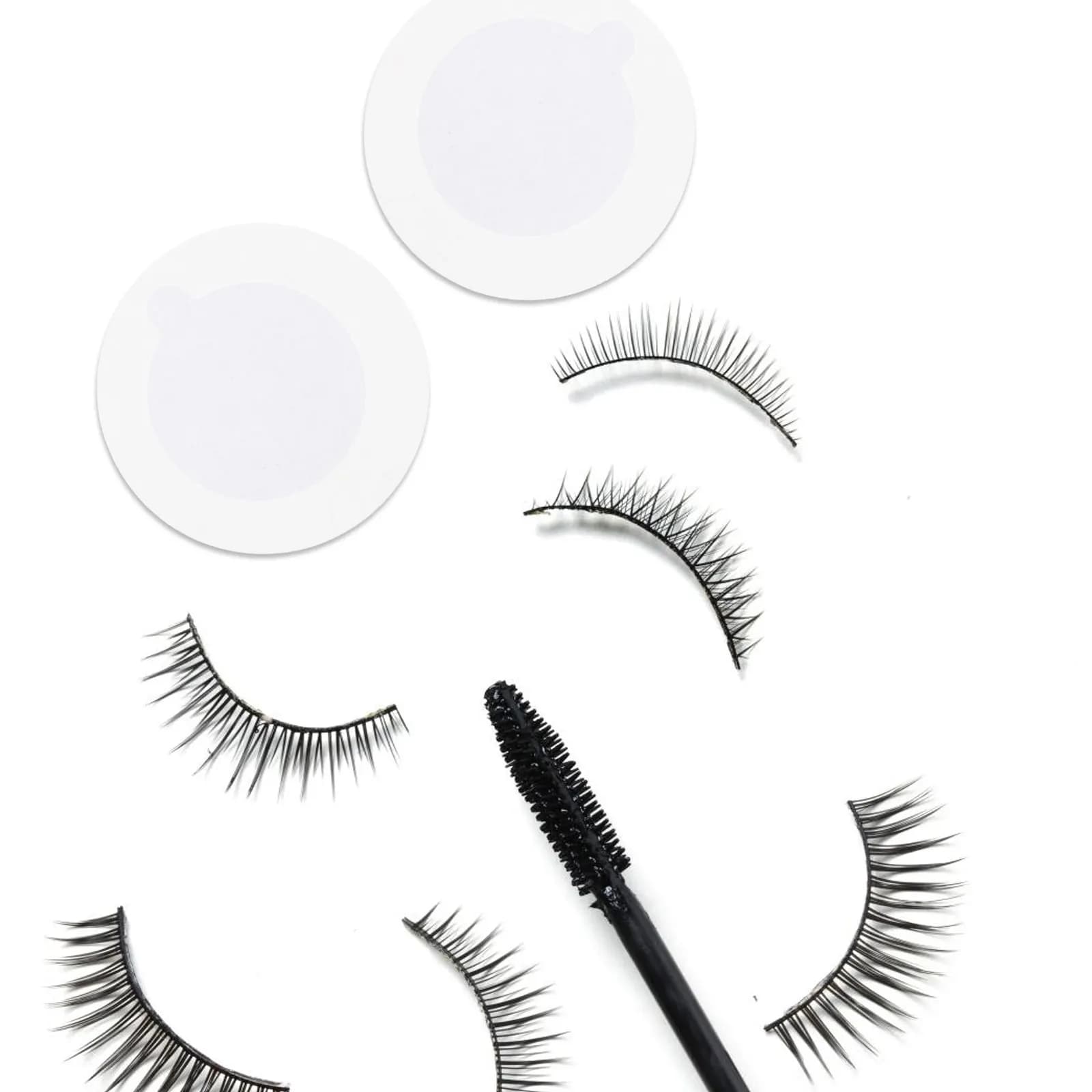 100 Pieces Palette Stickers Disposable for Fin Eyelashes, Professional Supports for Extension Eyelashes, Tools for Salon
