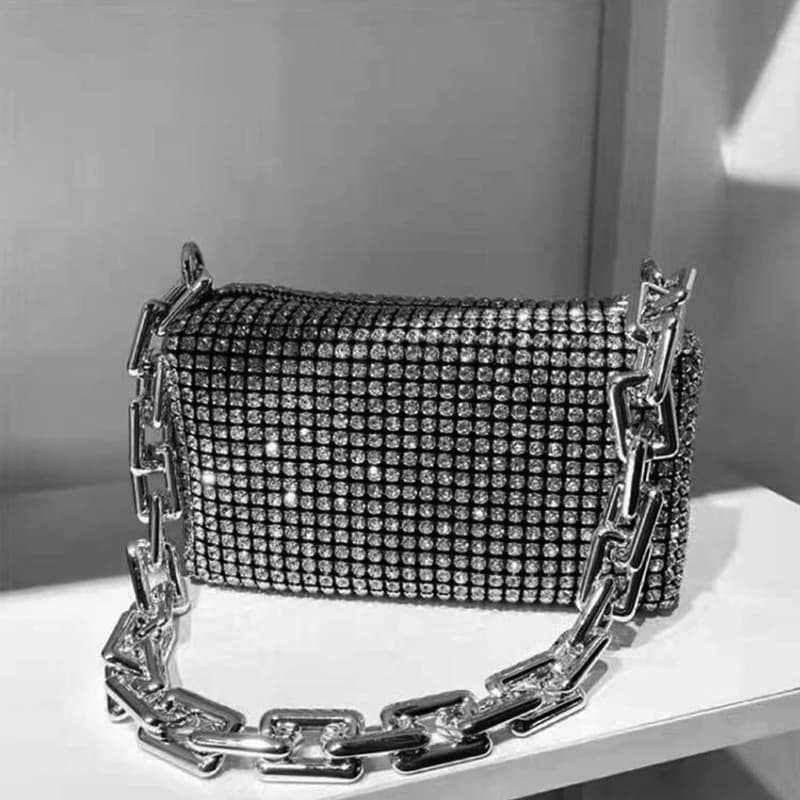 Borsa da donna 2024 nuove borse con strass per borse da donna borsa a tracolla con diamanti borsa a tracolla da donna borsa a tracolla da donna