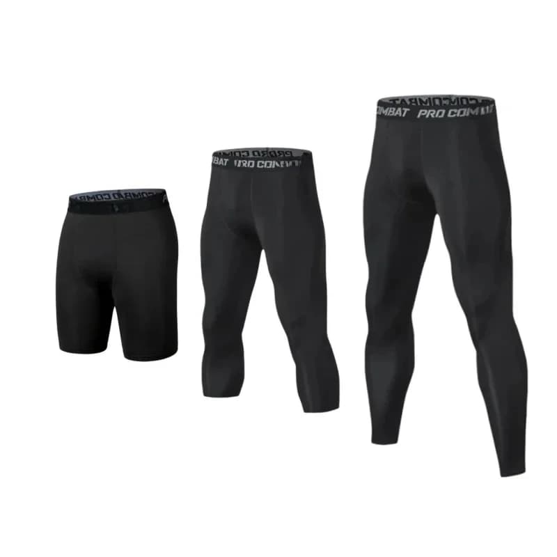 Men's Compression Pants, Breathable Leggings, Sports Clothing, Athletic Training Shorts