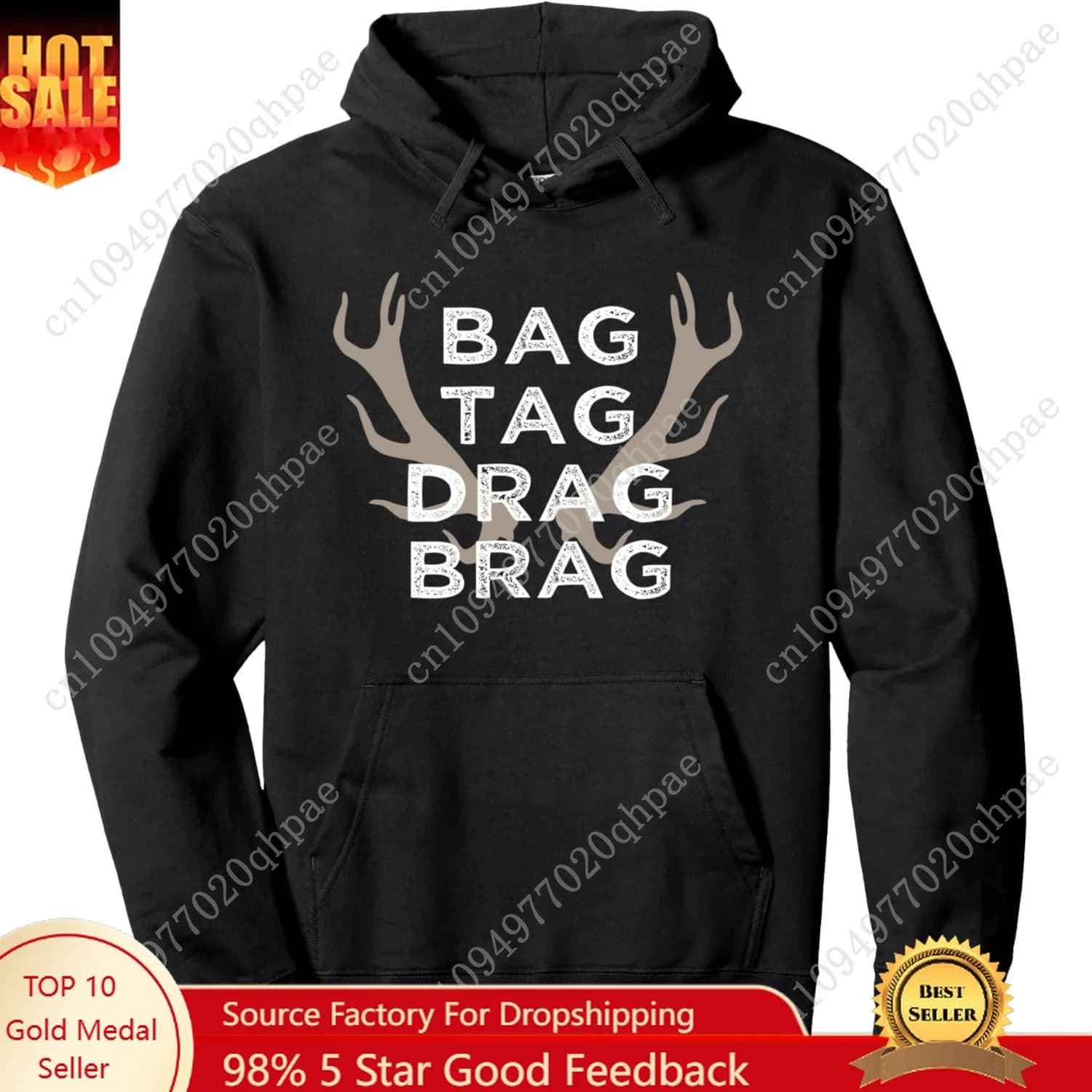 Felpa con cappuccio da caccia Deer Bow Hunter Felpa regalo da uomo per adolescenti Felpa con cappuccio pullover