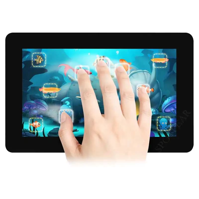 Display LCD Touchscreen Raspberry Pi da 7 pollici 720x1280 DSI MIPI per Luckfox Lyra RK3506/ESP32-P4/Luckfox Omni3576