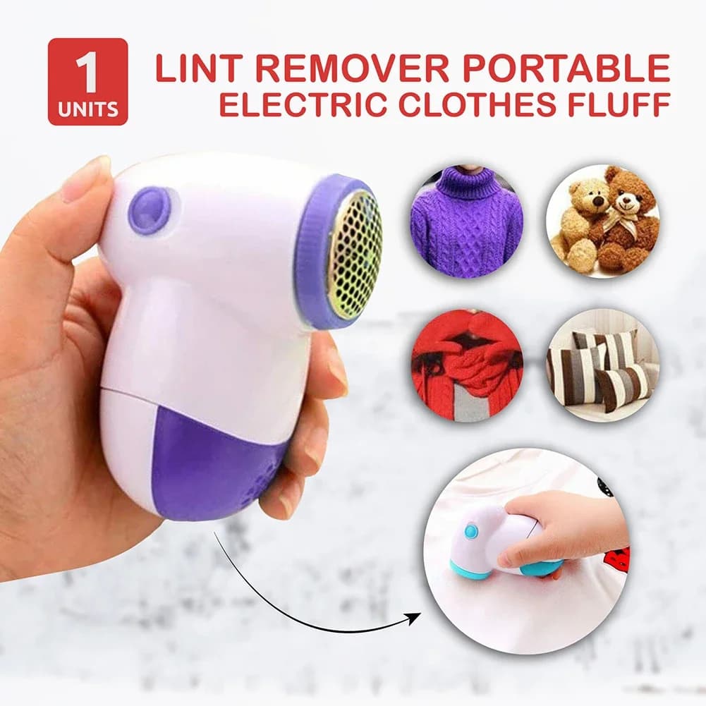 Rasoio elettrico per tessuti dispositivo di rimozione della lanugine Mini vestiti portatili Bobble Fluff Shaver Debobbler macchina per rifinire a batteria
