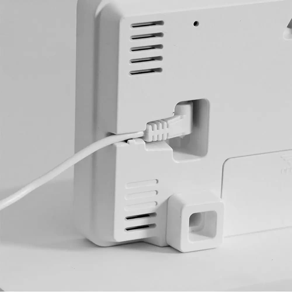 Nuovo Orologio da Parete Elettronico Multifunzione con Temperatura, Display LED Digitale DST, Orologio da Tavolo per Camera da Letto