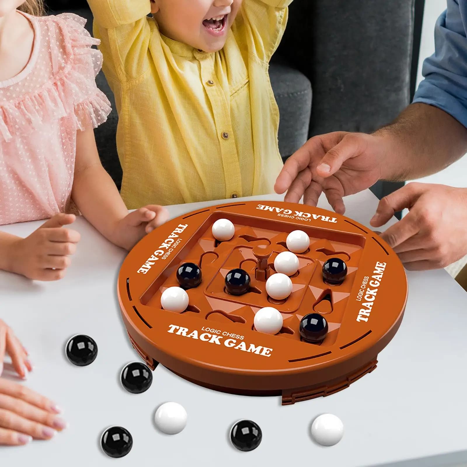Chess Logic Game Board Set for Kids 4-7 Logical Thinking Educational Toy Family Party Interactive Gift