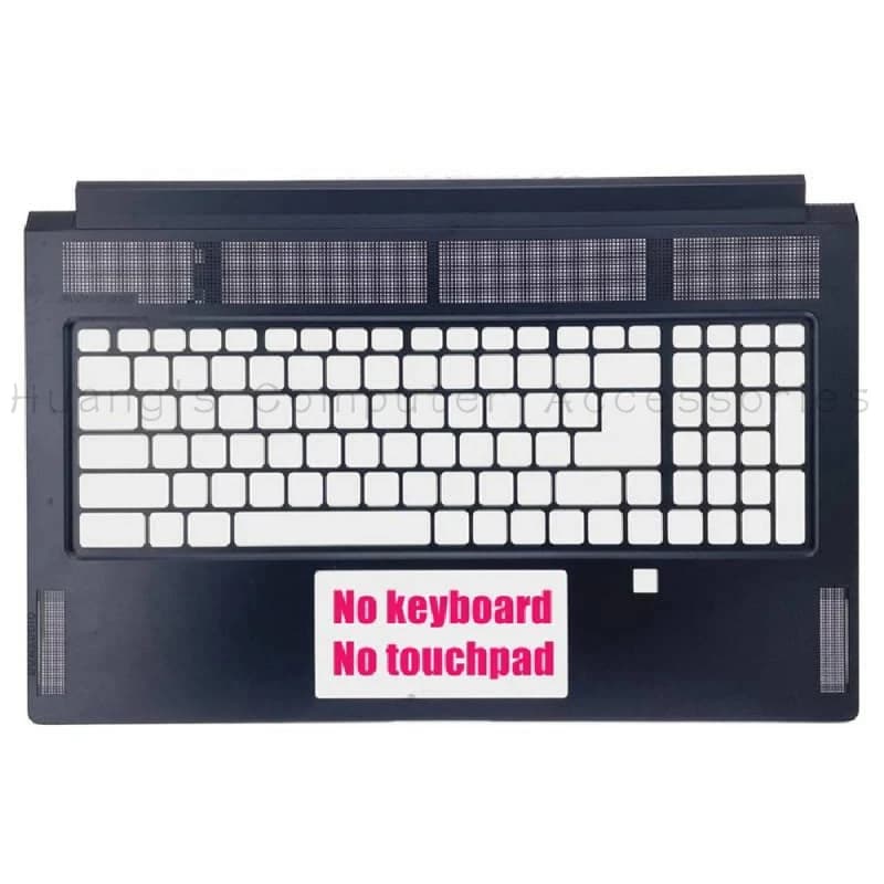 SS+New Original Blank Black Palmrest Upper‑Case For MSI WS76 11UM 11UK MS‑17M1 Laptop Strictly‑Tested Replacement Spare Part