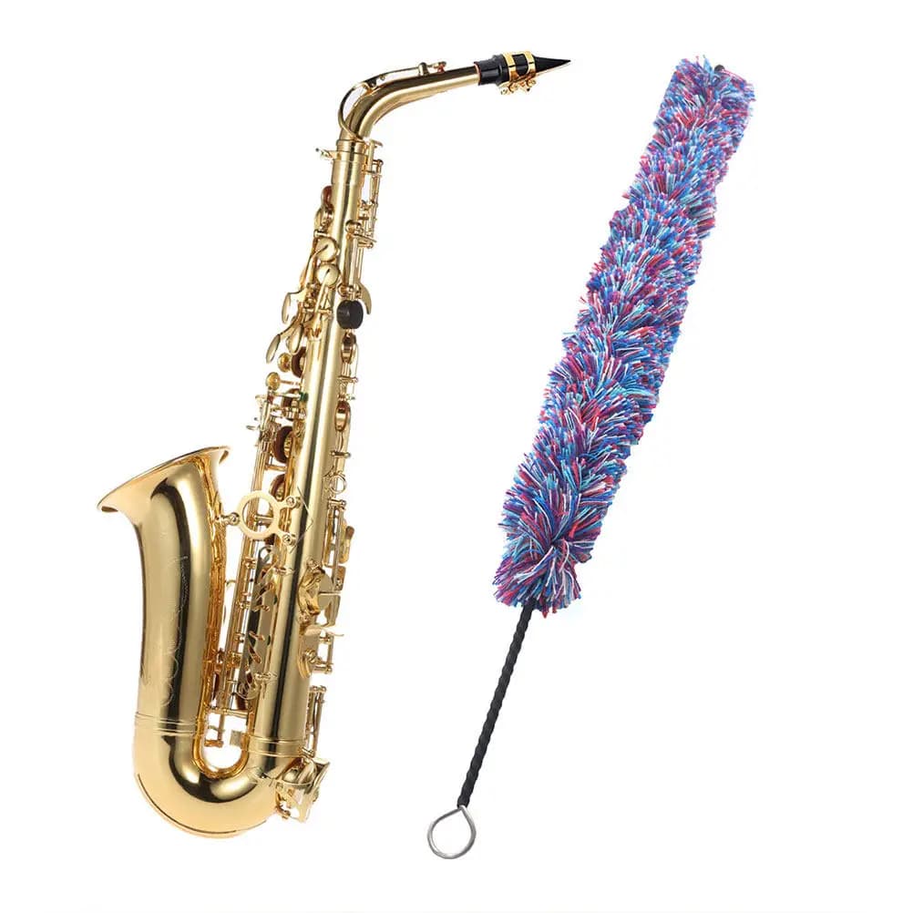 1Set Saxophone Cleaning Cloth High Quality Reusable Sax Clean Brush Multipurpose Mouthpiece Cleaner Instrument Wipe Cloth Sax