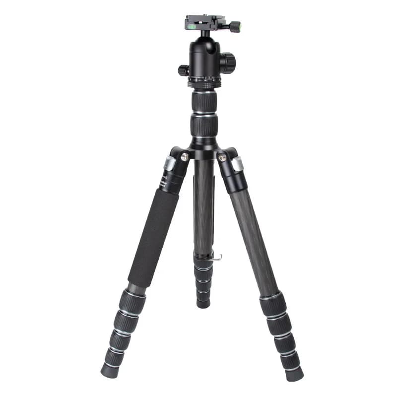 Foldable tripod telescopic pole with 6M trekking barrel light for rear camera with carbon fiber golf flash