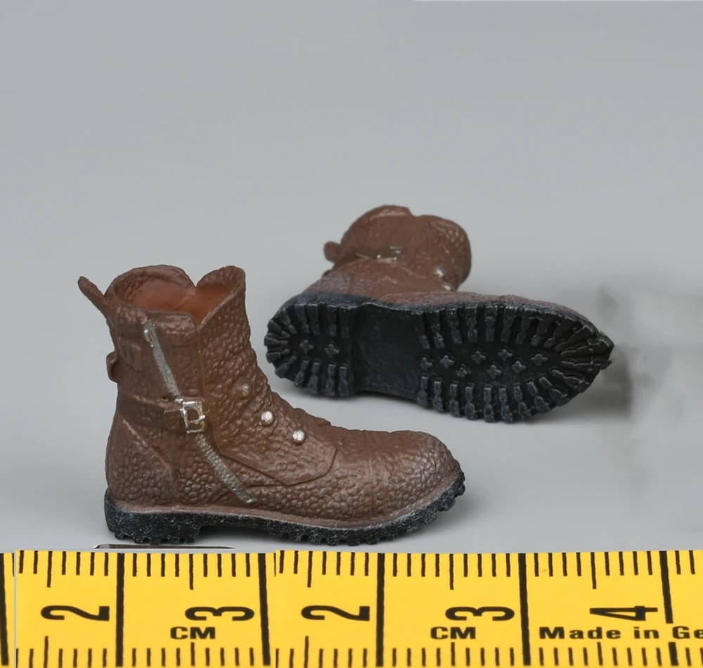 1/12th SoldierStory SSG-001 Winner Winner To Be Chicken Series Scarpe e stivali solidi per figure da 12 pollici