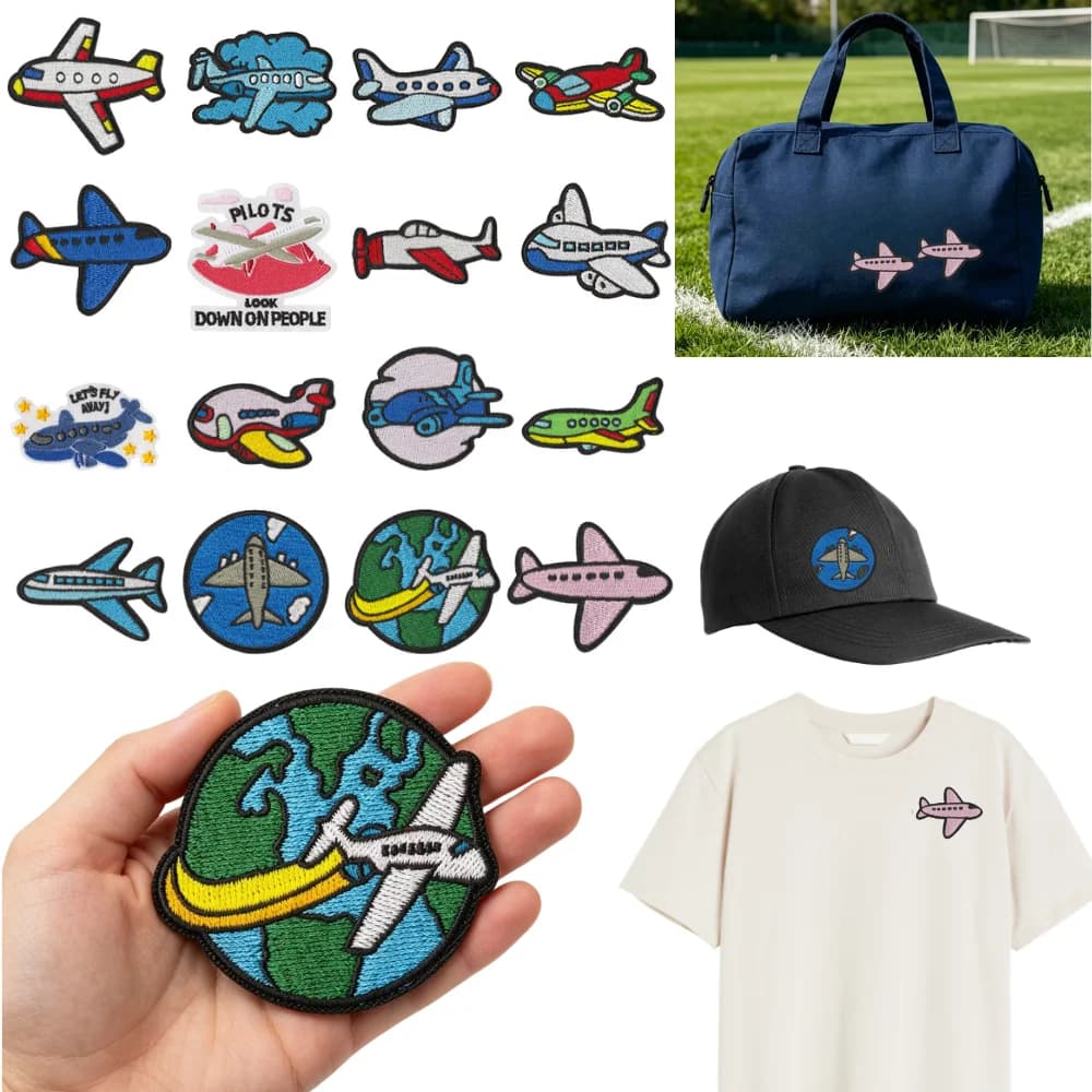 Toppa Ricamata in Cotone per Fai da Te: T-shirt, Zaino, Cappello, Jeans - Applicazione Termoadesiva o da Cucire, Accessori Decorativi e di Riparazione