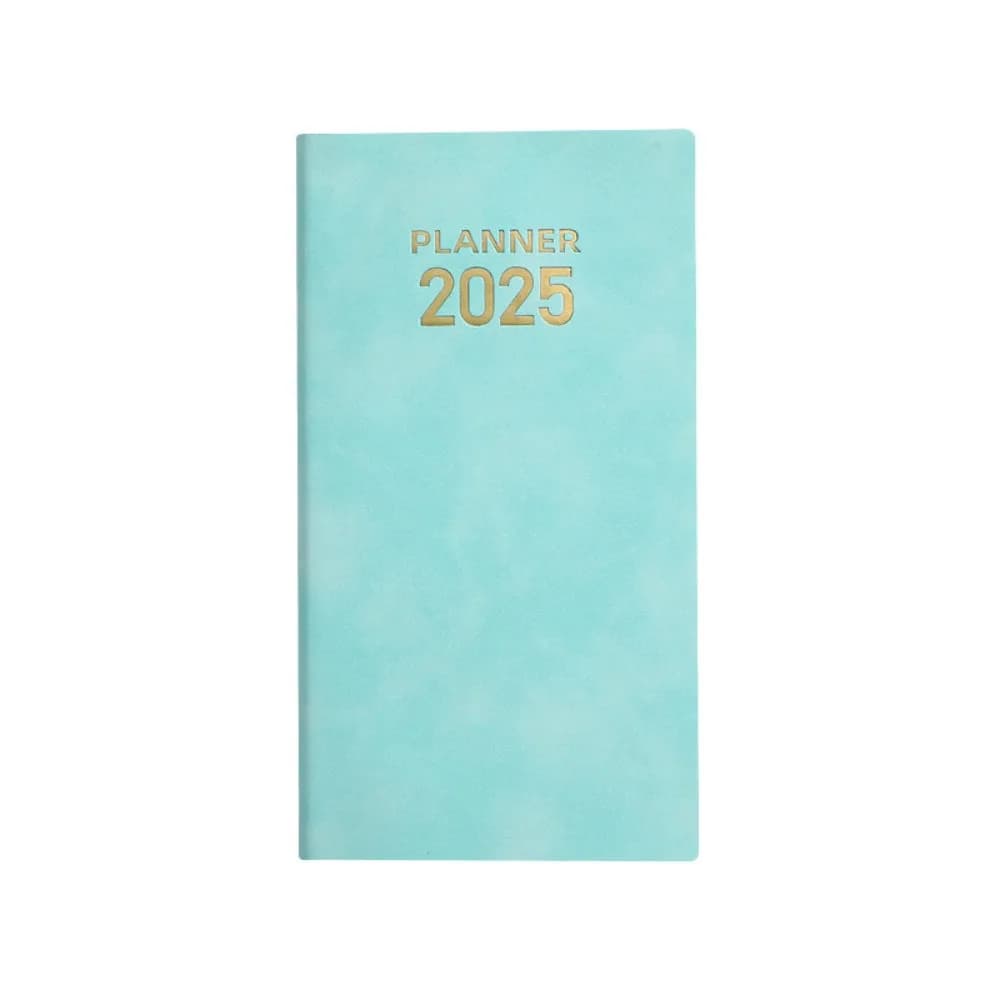 Agenda Planner A6 2025, 60 Pagine, 12 Mesi, Semplice e Portatile, Blocco Note per 365 Giorni, Planner Giornaliero