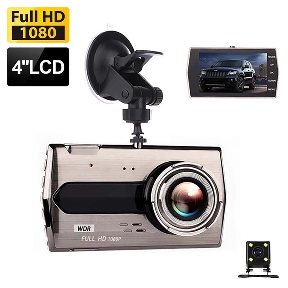 Car DVR Dash Cam 1080P HD Drive Video Camera Night Vision Vehicle Back Camera Dashcam Car Rear View Car Accessories