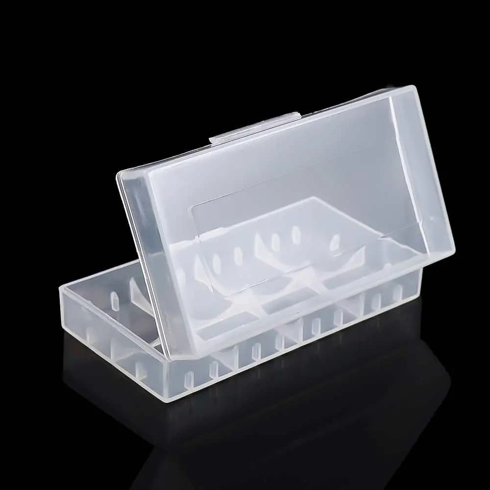 Power Bank Cases 2X18650 Battery Storage Box Transparent Batteries Container Battery Storage Box Battery Box Battery Charger Box