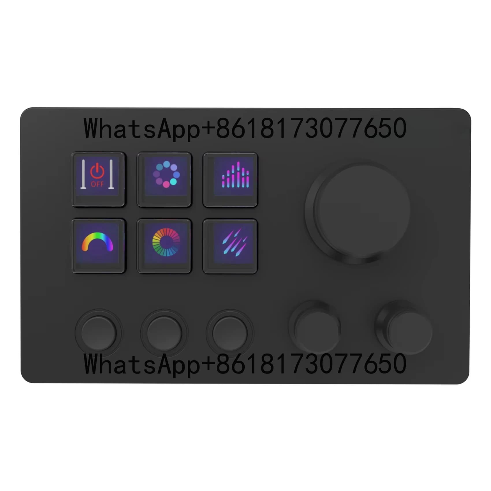 Designer Keypad Three-Knob Customized Mechanical Keyboard Custom Stream Control Deck
