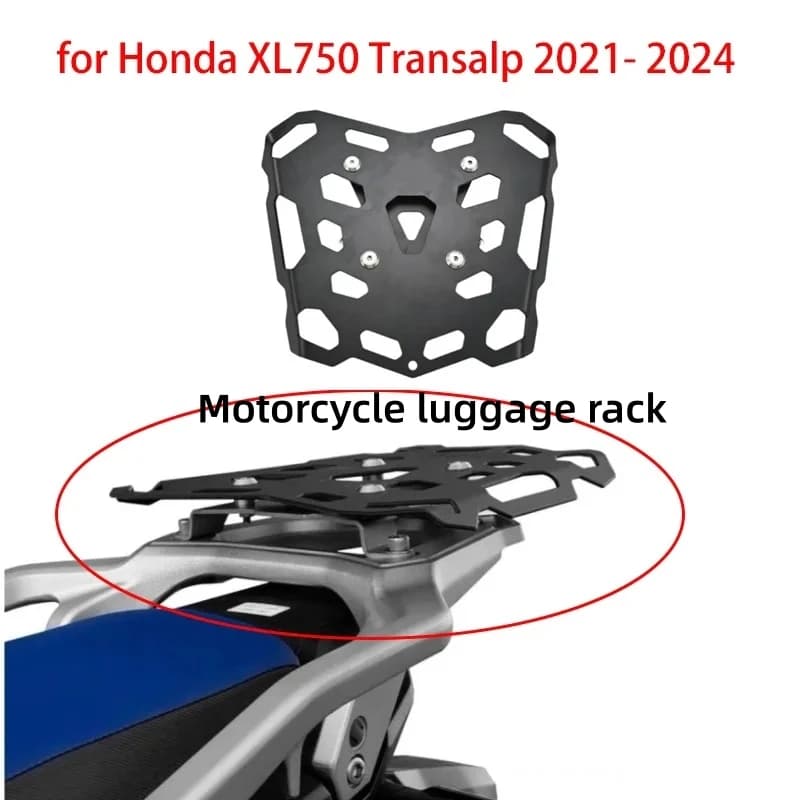 Portapacchi Posteriore Rinforzato e Resistente per Moto Honda XL750 XL 750 Transalp 2021-2024