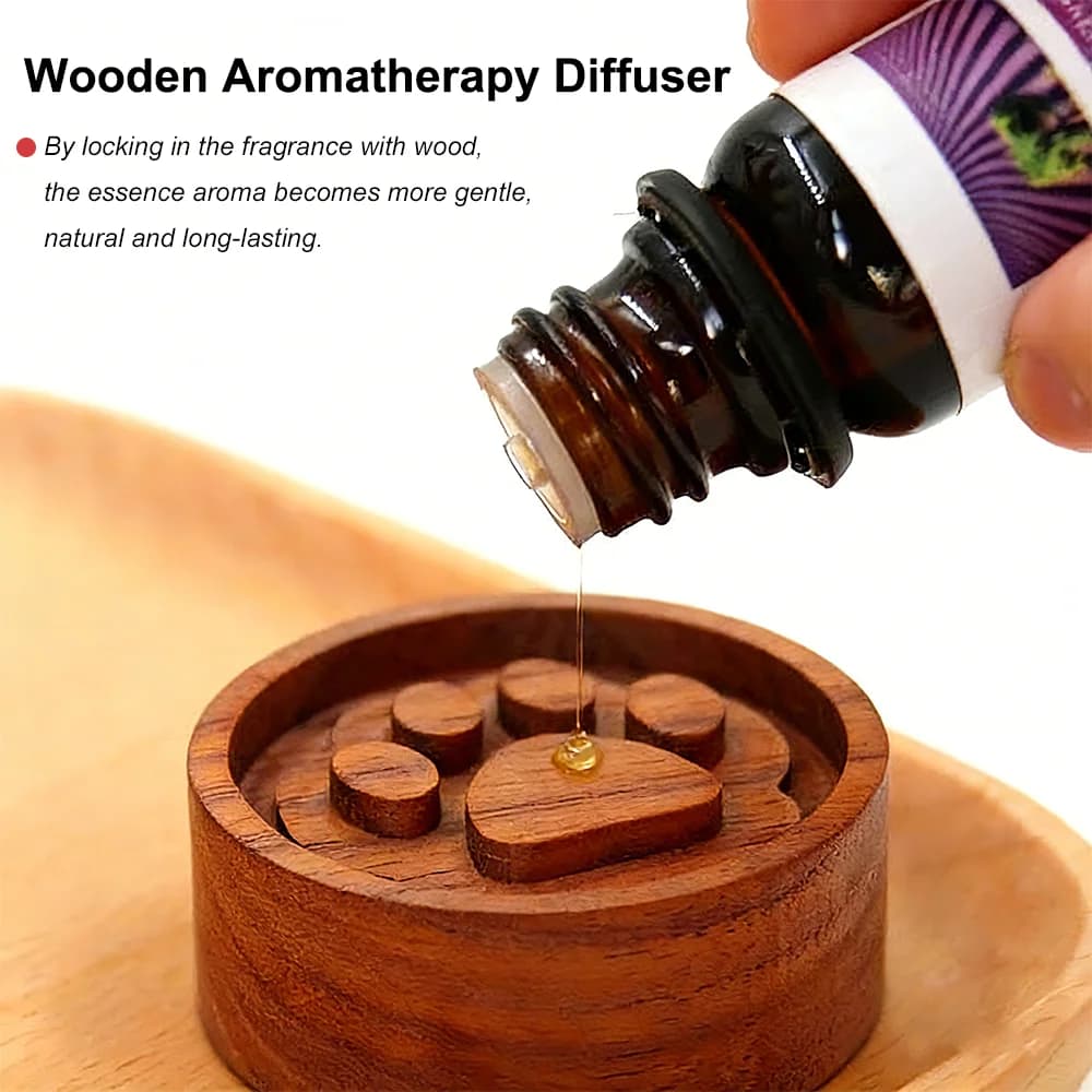 Coperchio in Legno per Diffusore di Aromi con Scatola, Diffusore di Profumo, Diffusore di Oli Essenziali per Auto/Casa/Ufficio