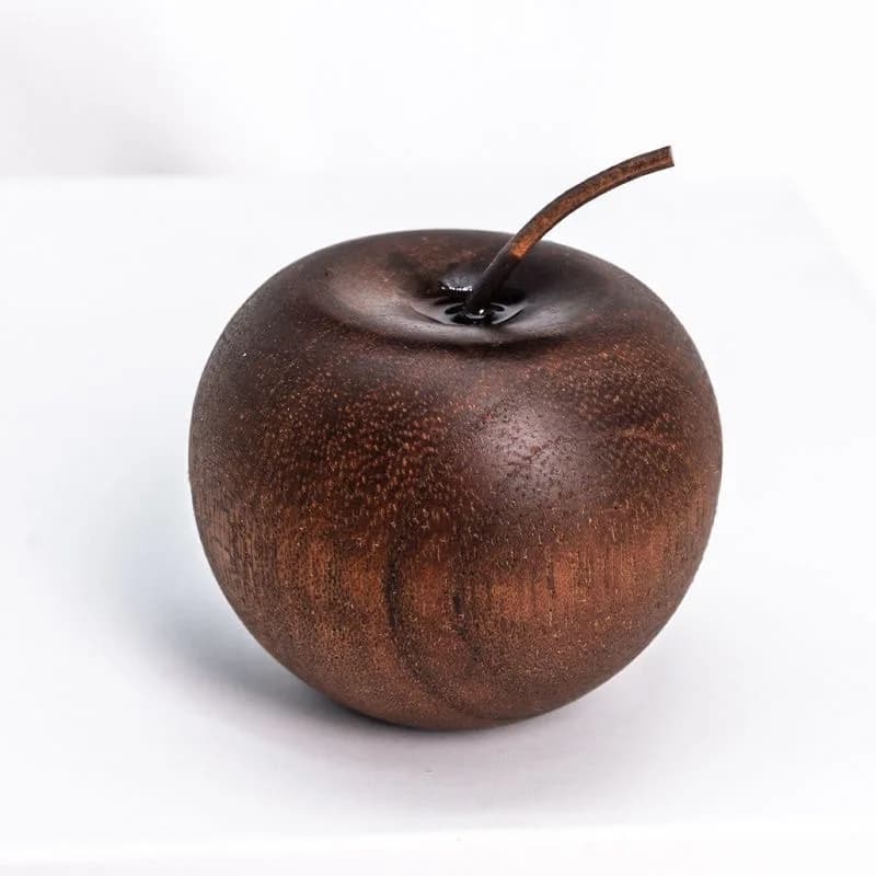 Natural Wood Apple Scented Oil Diffuser Safe Indoor Aroma Wooden Craft Gift