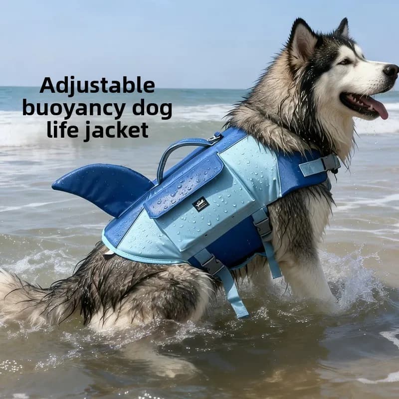 Pet Life Jacket for Dogs of All Sizes Adjustable Buoyancy Swim Vest Large Small Dog Safety Flotation Suit Summer Beach Swimwear