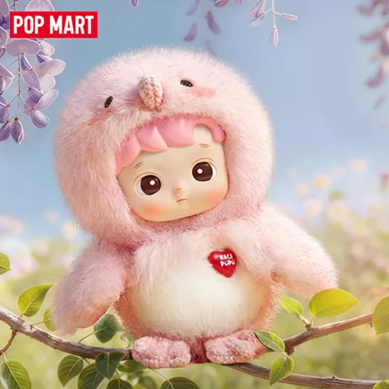 POPMART Serie Dear Birds Ciondolo in Vinile Peluche Blind Box Scatola a Sorpresa Misteriosa Action Figure Decorazione per Casa e Scrivania Carina