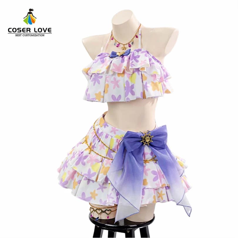 Uma Musume Pretty Derby Vivlos Swimsuit Eclat dete Cosplay Costume Headwear Halloween Anime Comic-Con Outfit