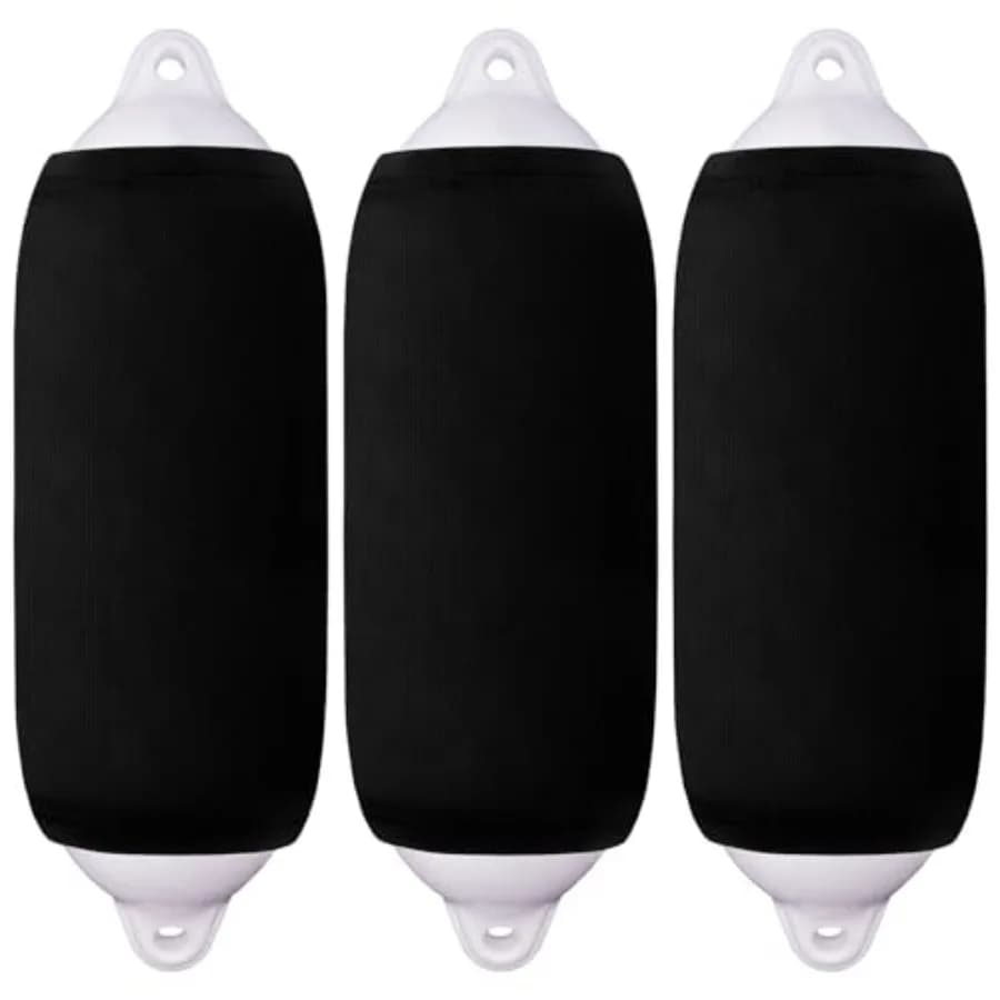 Coperture per Parafanghi Nautici/10" 26"/ 6" 1 Coperture per Parafanghi Marini per Parafanghi a Doppio Occhiello e Tubolari Centrali e 3