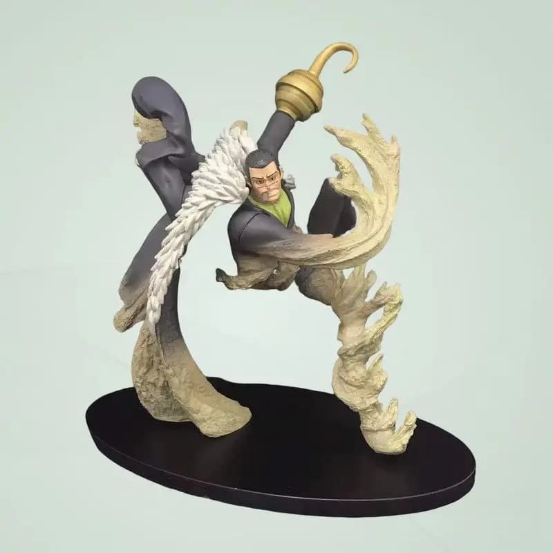 Nuovo In Magazzino 18 cm One Piece Anime Figura Manga Gk Sir Coccodrillo Action Figure Collezione Ornamento Statua Giocattoli Per Bambini Regali