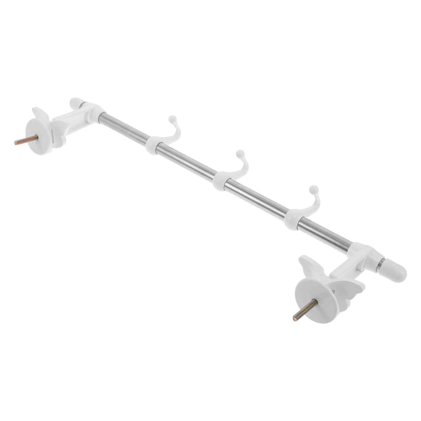 Radiator Dryer Rack 3-Hooks No-Drill Stainless Steel Indoor Clothes Drying Hanger Over Radiator Laundry Rack Towel Holder Shoes