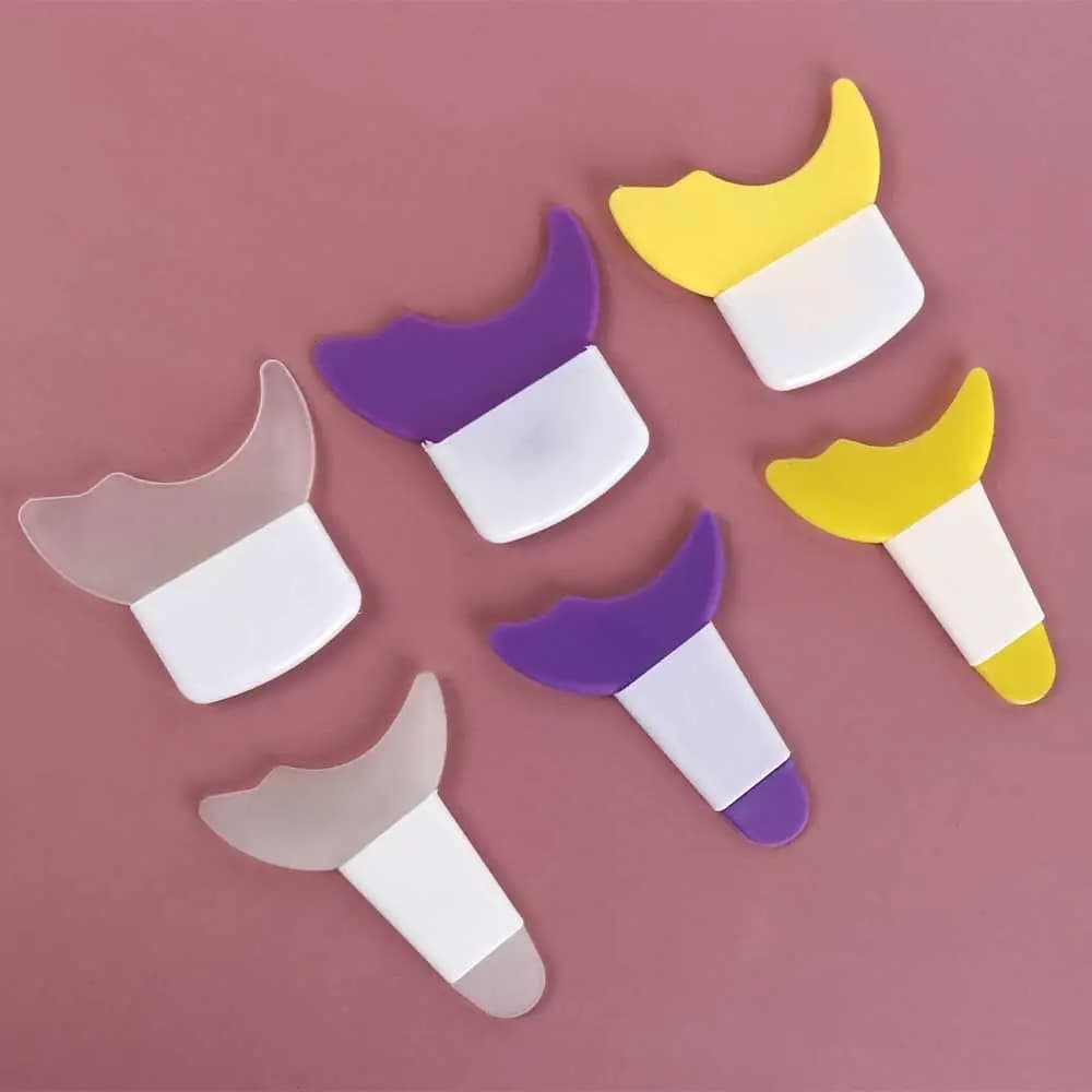 Makeup Tools, Beginner Applicator, Modeling Stencil, Beauty Accessories, Mascara Deflector, Eyeliner Sagoma, Umbrella Pad