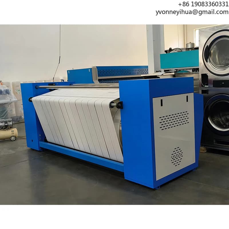 Hotel Commercial 2000mm Federa Bedline Ironing Machine 1 Roll 38cm Ironing Machine For Work Plate Electric Laundry Roller For Bedding Manufacturer