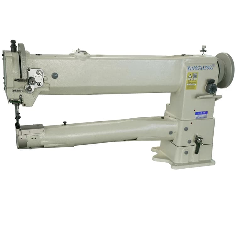 Macchina da cucire industriale a braccio lungo da 600 mm 1341-C per impieghi gravosi, con piedino mobile, per zaini e valigie