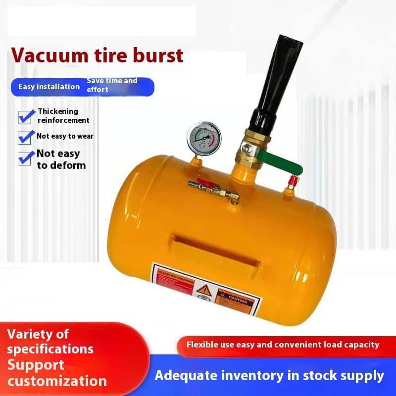 Gonfiatore ad alta pressione per pneumatici per auto, strumento di riparazione pneumatici tubeless, macchina per scoppare ad alta pressione per auto con manometro di precisione