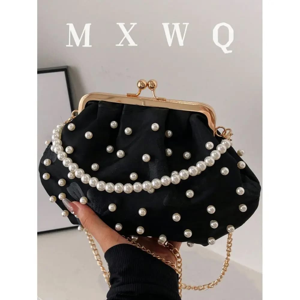 Chain Crossbody Bag, Fashionable Clutch Purse, Elegant Handbag Suitable For Daily Use, Phone Pouch, Date, Gift, Evening