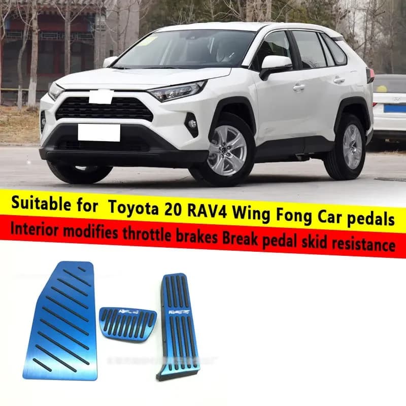 Per la modifica interna del pedale dell'auto Toyota 20 RAV4 Rongfang, acceleratore, freno, resto, pedale antiscivolo