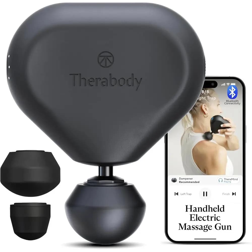 Pistola per Massaggi Ultra-Portatile da Viaggio - Efficace Sollievo dal Dolore e dalla Tensione Ovunque (Nero)
