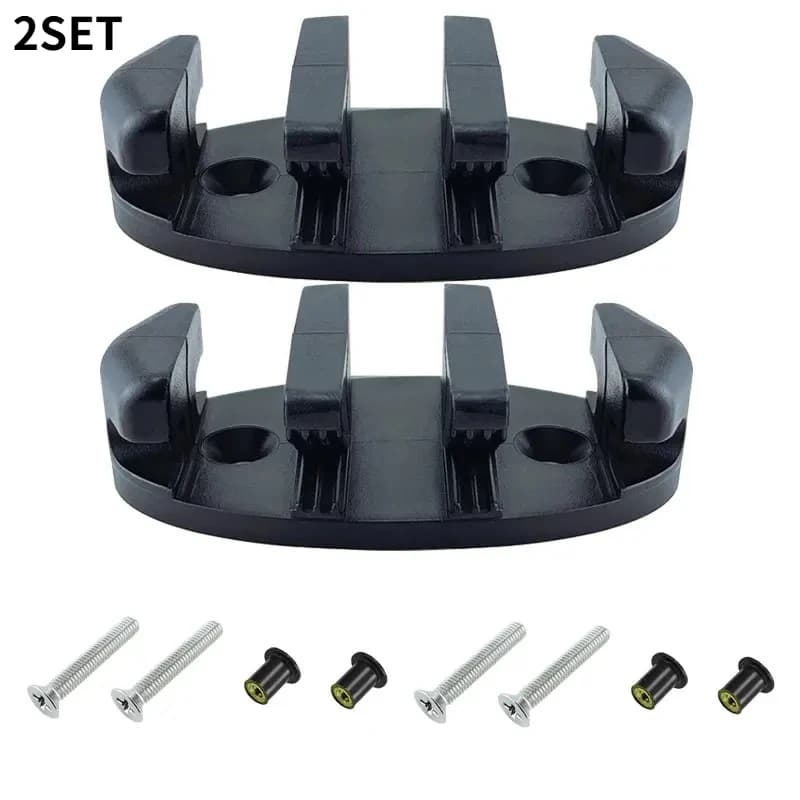 Marine Nylon Plastic Marine Zig Zag Anchor Trolley Cleat Rope Device Kayaks Canoes Boat Decks Replacement Rowing Accessories