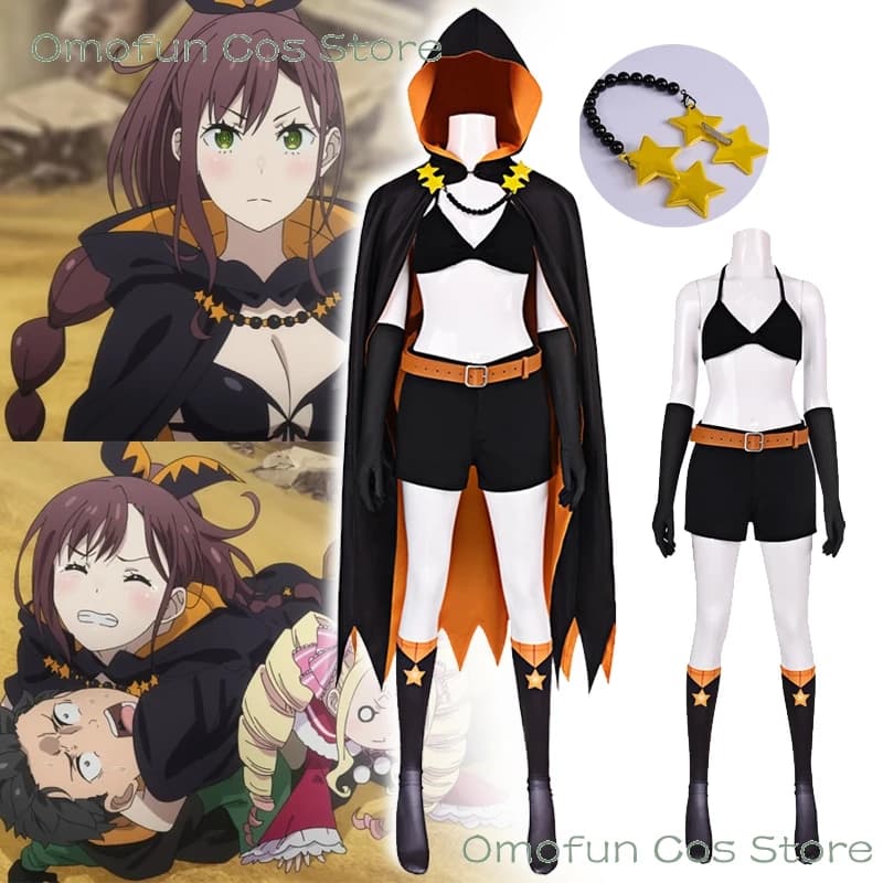 Re:0 S4 Shaula Cosplay Clothing Sage Costume wig Shawl Anime Outfits Women Halloween Roleplay Witchbeast Carnival Hooded Cape