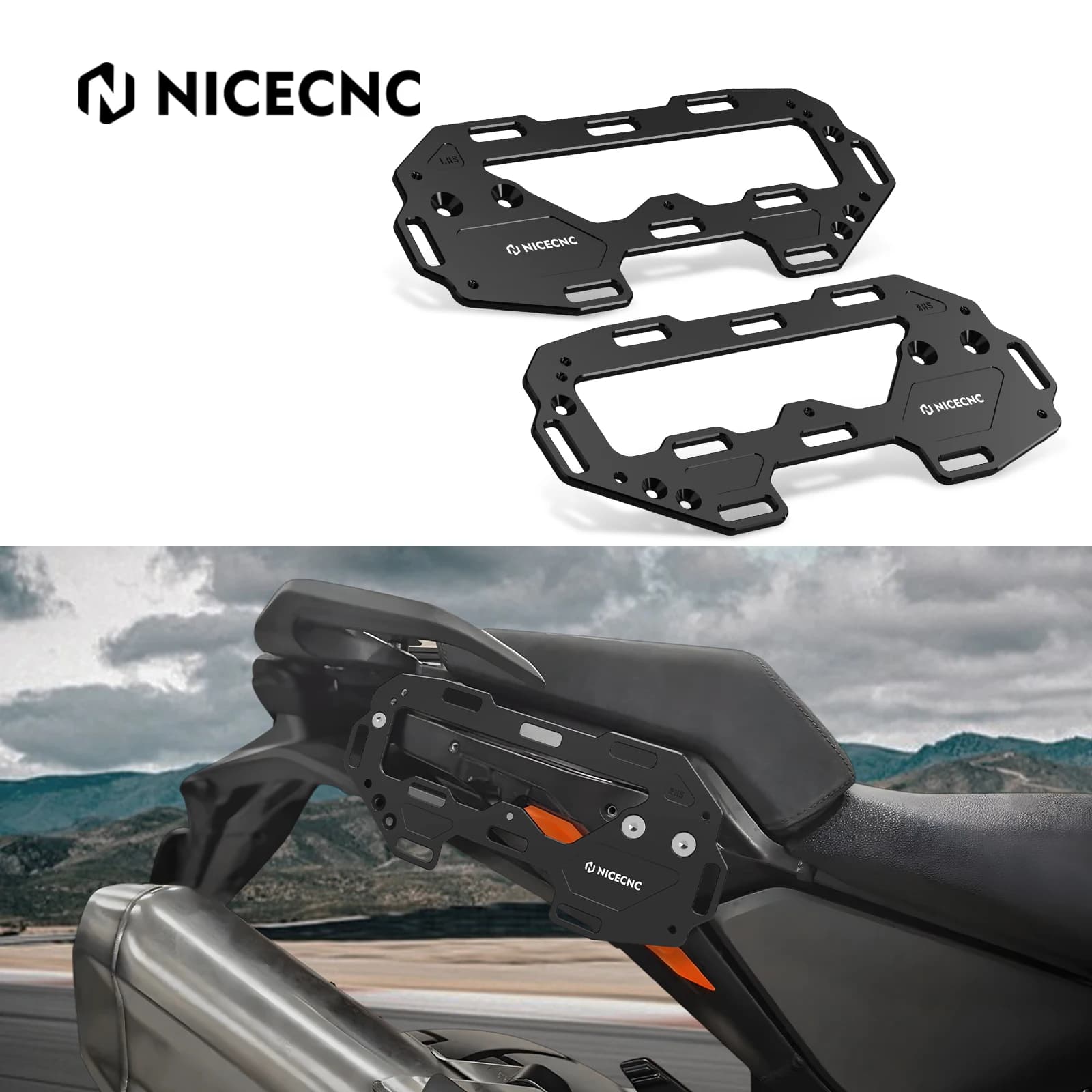 Portapacchi laterale per moto Portapacchi laterali progettato per KTM 1290 Super Adventure R 1290 Super Adventure S 2021-2023 2022