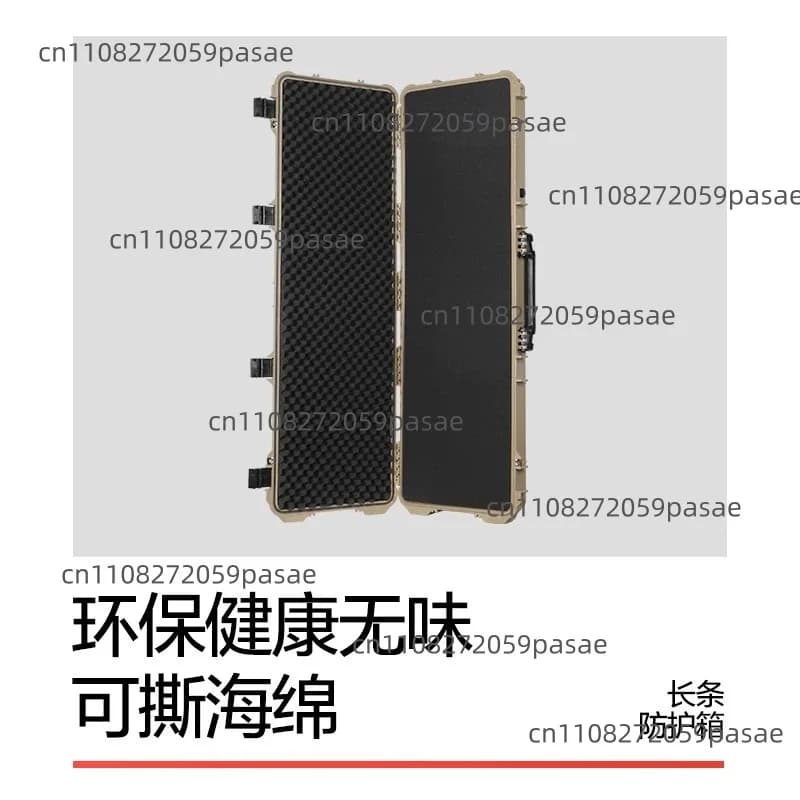 Custodia protettiva lunga, custodia di sicurezza, custodia per arco e frecce, custodia per organo elettronico, custodia per attrezzature in plastica, scatola per strumenti, cassetta degli attrezzi