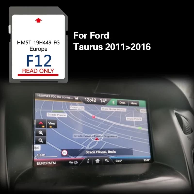 Per Ford Taurus 2011-2016 Mappa Cover scheda SD Austria Andorra Bielorussia Navigazione 64GB Sat Nav