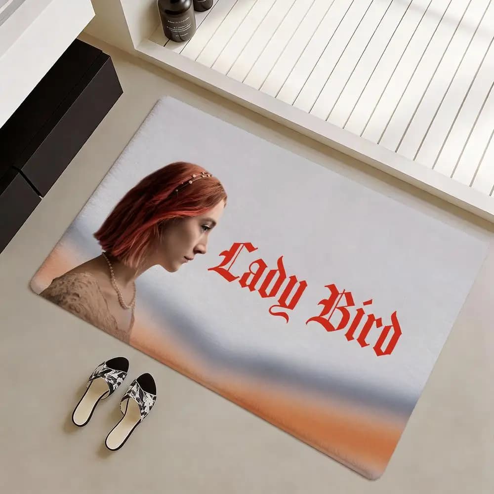 Classic Movie Lady B-Bird floor mat in soft non-slip flannel - thick carpet for home and living room furniture