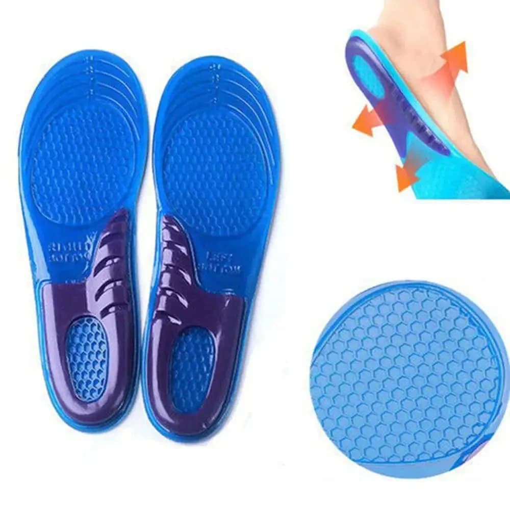 GEL Silicone Insoles for Shoes Orthotic Arch Support Insole Soft Shoe Inserts Sport Anti-slip Template for Man Women Shoe Sole