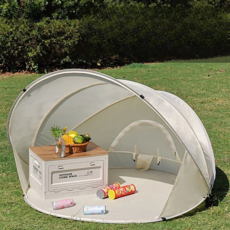 Portable Instant Pop Up Beach Tent, Outdoor Sun Shade Shelter for Sand Play & Camping