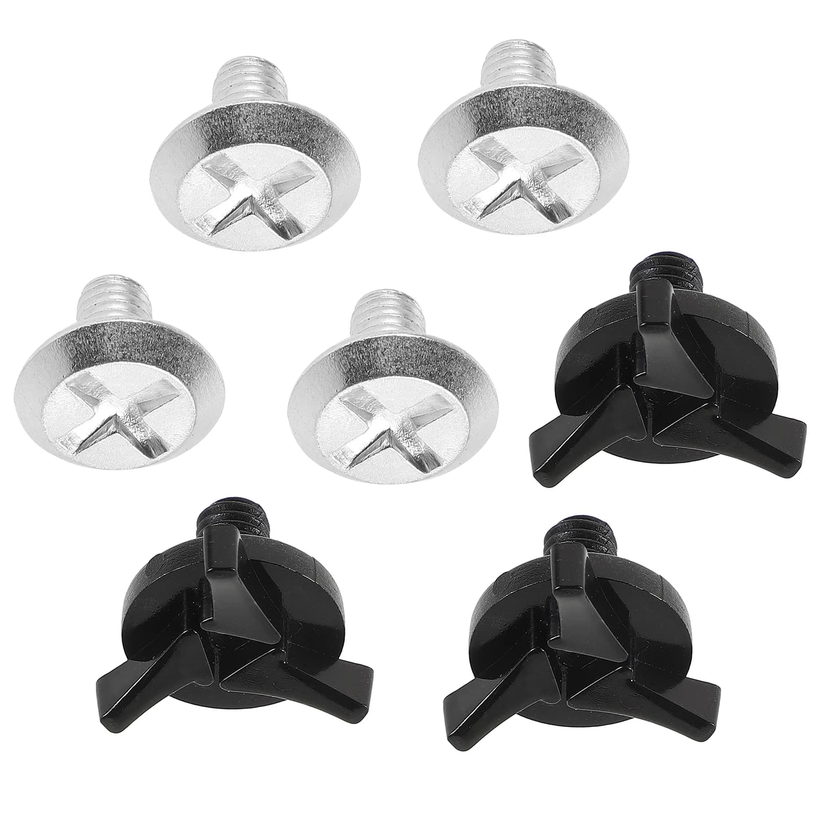 1 set 7 pezzi Kit viti moto Visiera universale in plastica per bici da cross Parti di ricambio Accessori Attacco caschi