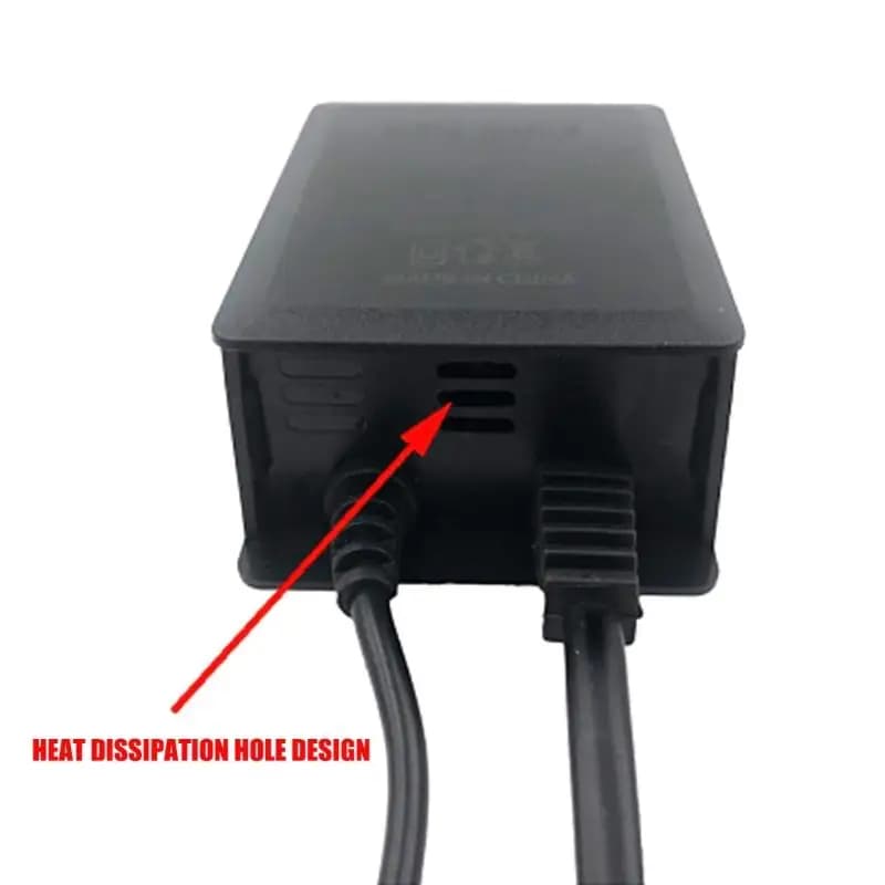 Adattatore alimentazione esterno impermeabile 652F AC100 240V a DC12V 2A per telecamere sicurezza