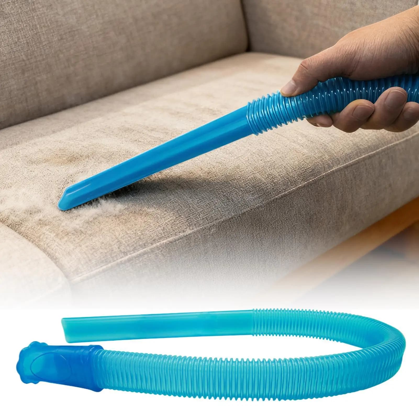 Tubo di scarico per asciugatrice per la pulizia di accessori per tubi aspiratori, per la pulizia delle condotte di ventilazione della lavanderia, della casa e delle finestre