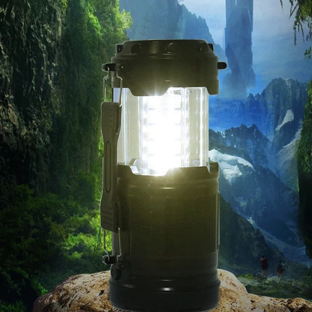 1 pz tenda LED batteria lanterna torcia telescopica lampada da campeggio luce di emergenza impermeabile alimentata da batteria a secco
