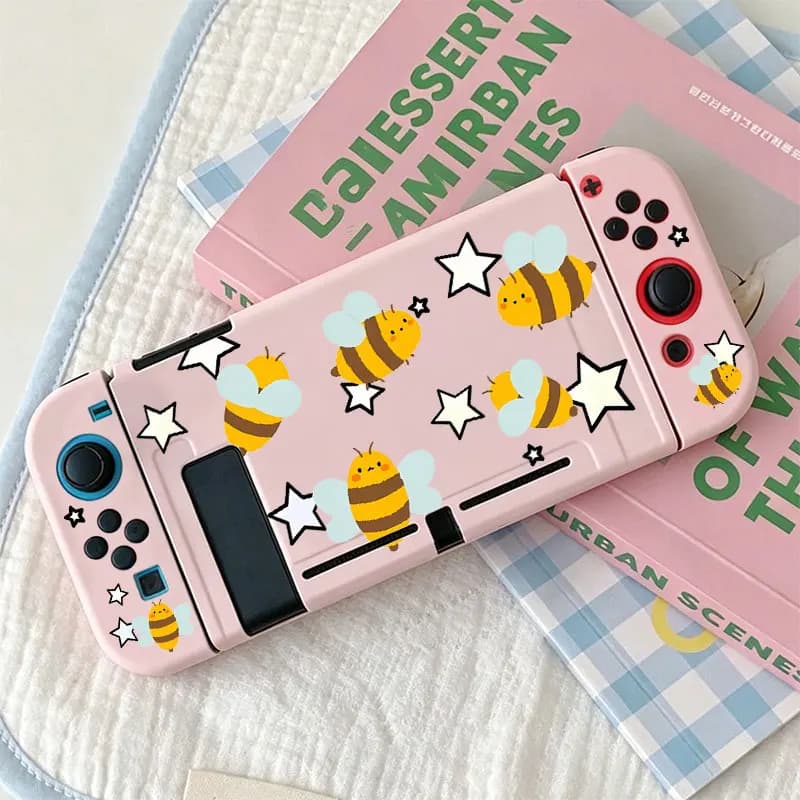 Protective Case Accessories TPU Split Protective Case for Nintendo Switch NS Game Console Anti-Scratch Shell Protector